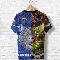 Samoa And Australia Aboriginal T Shirt Together LT8 - Polynesian Pride