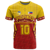 Philippines Basketball T Shirt Gilas Pilipinas LT03 Yellow - Polynesian Pride