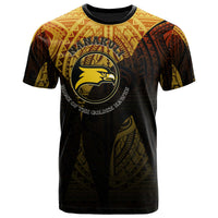 Hawaii Nanakuli High and Intermediate School Custom T Shirt Nanakuli High School Polynesian Pattern LT10 Yellow - Polynesian Pride