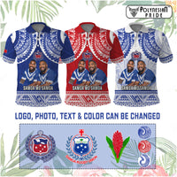 Custom Photo Samoa Rugby Polo Shirt 685 Proud Toa Samoa, Manu Samoa And Manu Samoa 7s Logo CTM14 - Polynesian Pride