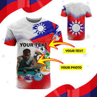 Custom Photo Taiwan Pool Champion T Shirt The Art of Perfect Precision