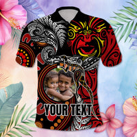 Aotearoa and Australia Toitu Te Tiriti Polo Shirt Honour the Treaty - Stand Together Stand Stronger