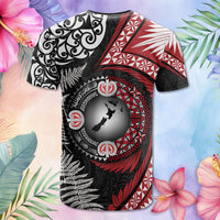 Custom Photo Tonga and New Zealand Together T Shirt Ngatu Art Tribal Maori Tattoo and Silver Fern CTM03 - Polynesian Pride
