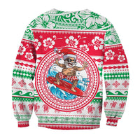 Custom Photo Polynesian Christmas Sweatshirt CTM05 - Polynesian Pride