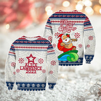 Custom Polynesian Sweatshirt Family Names Xmas Tree CTM05 - Polynesian Pride