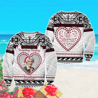 Custom Photo Polynesian Sweatshirt Memorial All I Want For Xmas Is You CTM05 - Polynesian Pride