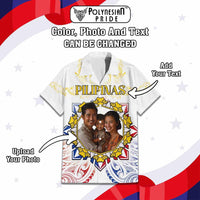 Custom Photo Philippines Independence Day Hawaiian Shirt Maligayang Araw ng Kalayaan Barong Patterns CTM05 - Polynesian Pride