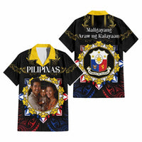 Custom Photo Philippines Independence Day Hawaiian Shirt Maligayang Araw ng Kalayaan Barong Patterns CTM05 - Polynesian Pride