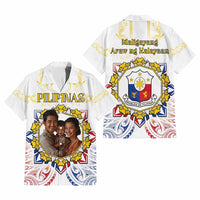 Custom Photo Philippines Independence Day Hawaiian Shirt Maligayang Araw ng Kalayaan Barong Patterns CTM05 - Polynesian Pride