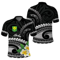Custom AAPI Heritage Month Polo Shirt Polynesian Tribal Tattoo
