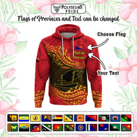 Custom Papua New Guinea Provinces Hoodie Symbol Flag Polynesian Pattern CTM05 - Polynesian Pride