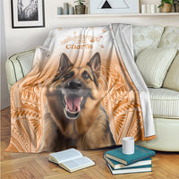 Custom Pet Photo Life Is Better With - National Pet Day Blanket Polynesian Pattern CTM05 - Polynesian Pride