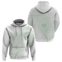 Custom Photo Samoa White Sunday Hoodie Lotu Tamaiti Teuila With Samoan Siapo CTM05