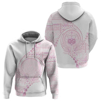 Custom Photo Samoa White Sunday Hoodie Lotu Tamaiti Teuila With Samoan Siapo CTM05