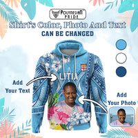 Custom Photo Love Fiji Hoodie Fiji In My Heart Tapa Pattern