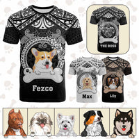 Custom Dog T Shirt With Polynesian Pattern CTM05 Multicolor - Polynesian Pride