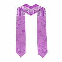 Custom Photo Hawaii Grad Name And Year Graduation Stole With Hawaiian Leis CTM05 - Polynesian Pride