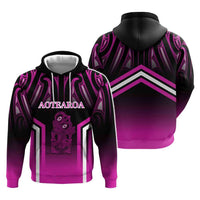 New Zealand Aotearoa Iwi Personalised Text Hoodie Maori Hei Tiki Special Style CTM05 - Polynesian Pride