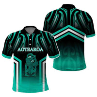 New Zealand Aotearoa Iwi Personalised Text Polo Shirt Maori Hei Tiki Special Style CTM05 - Polynesian Pride