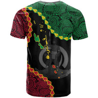 Vanuatu Independence Anniversary Custom Photo Personalized T shirt Long God Yumi Stanap CTM09 - Polynesian Pride