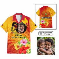 Custom Photo Papua New Guinea 50th Years Hawaiian Shirt Hapi De bilong Indipendens Papua Niugini CTM09 Multicolor - Polynesian Pride