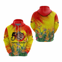Custom Photo Papua Niugini Hapi 50th Indipendens Hoodie Year of PNG 1975-2025
