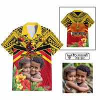 Custom Photo Provinces of Papua New Guinea 50th Years Hawaiian Shirt Hapi De bilong Indipendens CTM09 Multicolor - Polynesian Pride