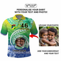 Custom Photo Malampa Province Polo Shirt Vanuatu Yumi Indipendens Dei CTM09 - Polynesian Pride