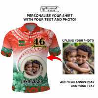 Custom Photo Penama Province Polo Shirt Vanuatu Yumi Indipendens Dei CTM09 - Polynesian Pride