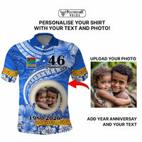 Custom Photo Tafea Province Polo Shirt Vanuatu Yumi Indipendens Dei CTM09 - Polynesian Pride