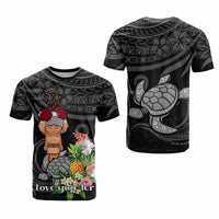 Custom Polynesian Traditional Costume T Shirt Tropical Flower CTM09 - Polynesian Pride
