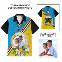 Torba Province Custom Hawaiian Shirt With Photo Vanuatuan Boar's Tusk Flag Multicolored CTM09 Multicolor - Polynesian Pride