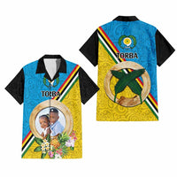 Torba Province Custom Hawaiian Shirt With Photo Vanuatuan Boar's Tusk Flag Multicolored CTM09 - Polynesian Pride
