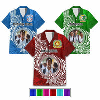 Custom Photo Tonga Back To School Hawaiian Shirt Polynesian Ngatu Tribal CTM09 - Polynesian Pride