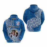 Custom Photo Tonga Back To School Hoodie Polynesian Ngatu Tribal