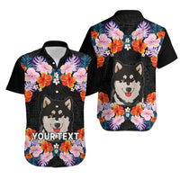 Custom Photo Polynesian Funny Dog Hawaiian Shirt Tropical Flower CTM09 - Polynesian Pride