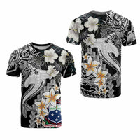 Custom Hawaii Tropical T Shirt Hammerhead Shark and Coat of Arm Polynesian Island CTM09 - Polynesian Pride