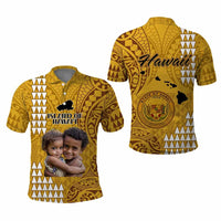 Custom Island of Hawaii Polo Shirt Kakau Mixed Polynesian Tribal CTM09 - Polynesian Pride