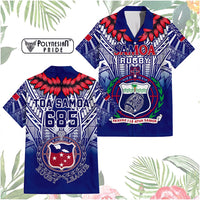 Custom Samoa Rugby Hawaiian Shirt Custom Text And Number With Toa Samoa, Manu Samoa And Manu Samoa 7s Logo CTM14 - Polynesian Pride