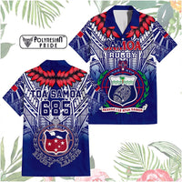 Custom Samoa Rugby Hawaiian Shirt Custom Text And Number With Toa Samoa, Manu Samoa And Manu Samoa 7s Logo CTM14 - Polynesian Pride