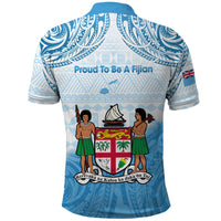 Custom Photo Fiji Day 1970 Polo Shirt Proud To Be A Fijian Tapa Pattern