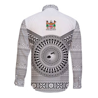 Central Coast Fijians Hawaii Long Sleeve Button Shirt Fiji Tapa Original Style LT8 - Polynesian Pride
