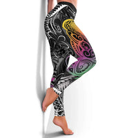 Polynesia Butterfly Tribal Tattoo Leggings - Polynesian Pattern LT05 - Polynesian Pride