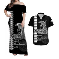 Hawaii Matching Dress and Hawaiian Shirt King Kamehameha Day White LT6 White - Polynesian Pride