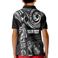 Personalised Polynesian Father's Day Polo Shirt KID Dad & Kid - Tonga LT7 - Polynesian Pride
