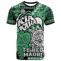 Personalised Te Reo Maori New Zealand T Shirt Kia Haka Maori Tribal Tattoo LT9 - Polynesian Pride