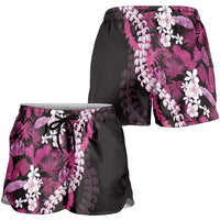 Akala Aloha Hawaii Lei Shorts for Women Tropical Flowers Elegant Vibe - Polynesian Pride