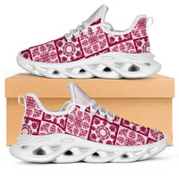 Akala Palaka Quilt Hawaii Clunky Sneakers Hawaiian Tropical Monstera Sea Turtle