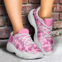 Alaka Aloha Hawaii Chunky Sneakers Plumeria Lei With Palaka Motif LT14 - Polynesian Pride