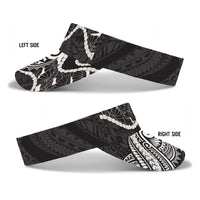 Aloha Hawaii Kalo Pikake Lei Sun Visor Cap Chest Tattoo Black Hawaiian Pattern LT14 - Polynesian Pride